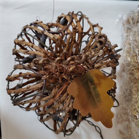 Lighted Grapevine Pumpkin – Autumn, Fall Harvest Décor - Picture 6 of 10